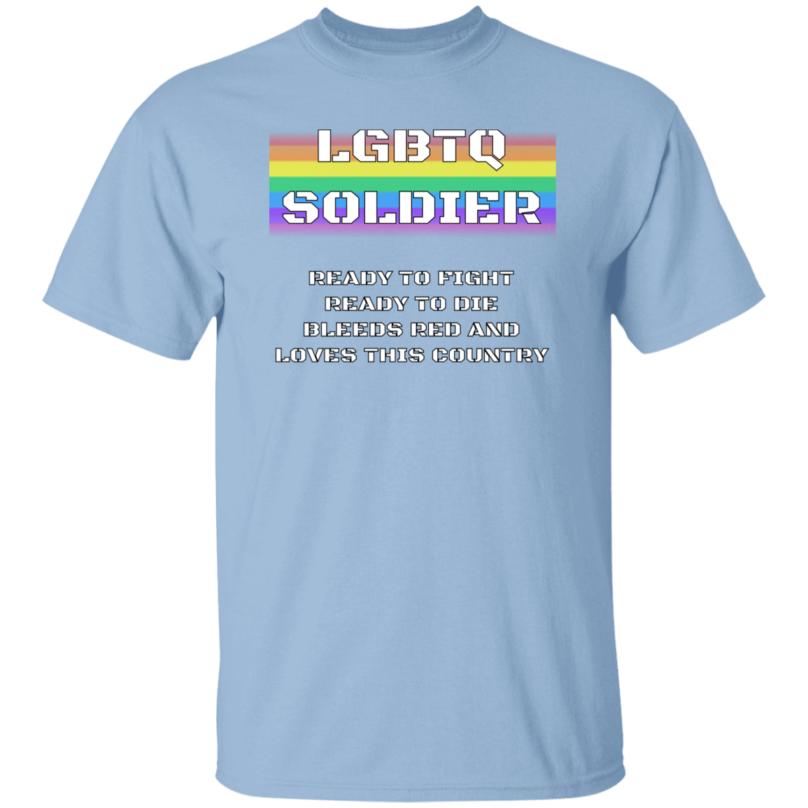 LGBTQ Soldier - LGBTQ Gay and Lesbian Service Member Pride T-shirt