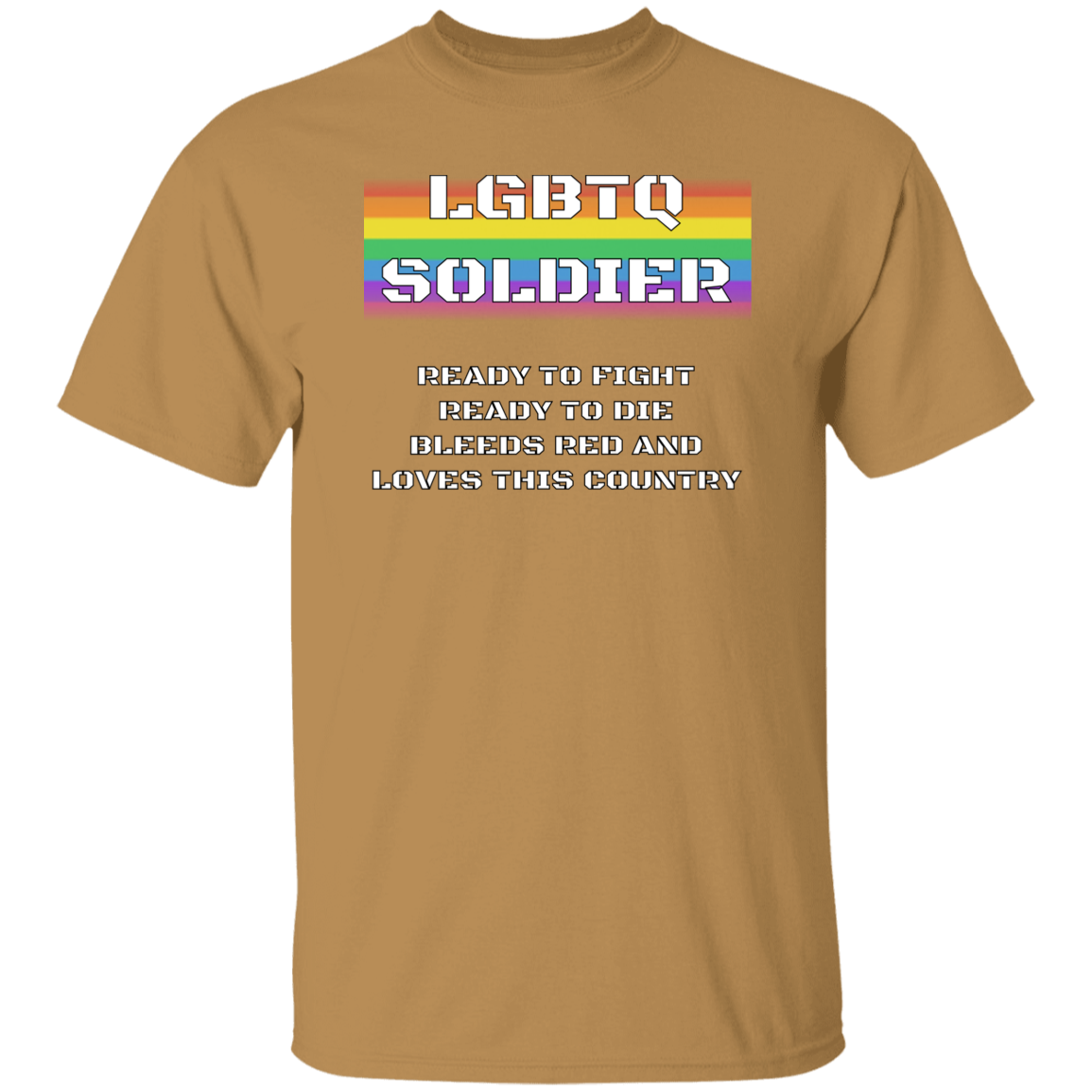 LGBTQ Soldier - LGBTQ Gay and Lesbian Service Member Pride T-shirt